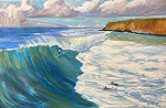 Great Day at Honolua<br><font color='red'><B>Large Canvas 36 x 24</B></font>