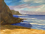 Surfer at Windmill<br><font color='red'><B>Large Canvas 40 x 30</B></font>